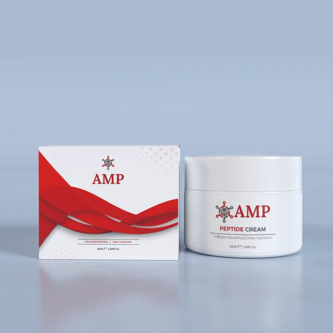 Peptide Cream – Triple Peptides & Botanical Extracts Infused Firming Cream (50 mL) — AMP Peptides Canada source product image