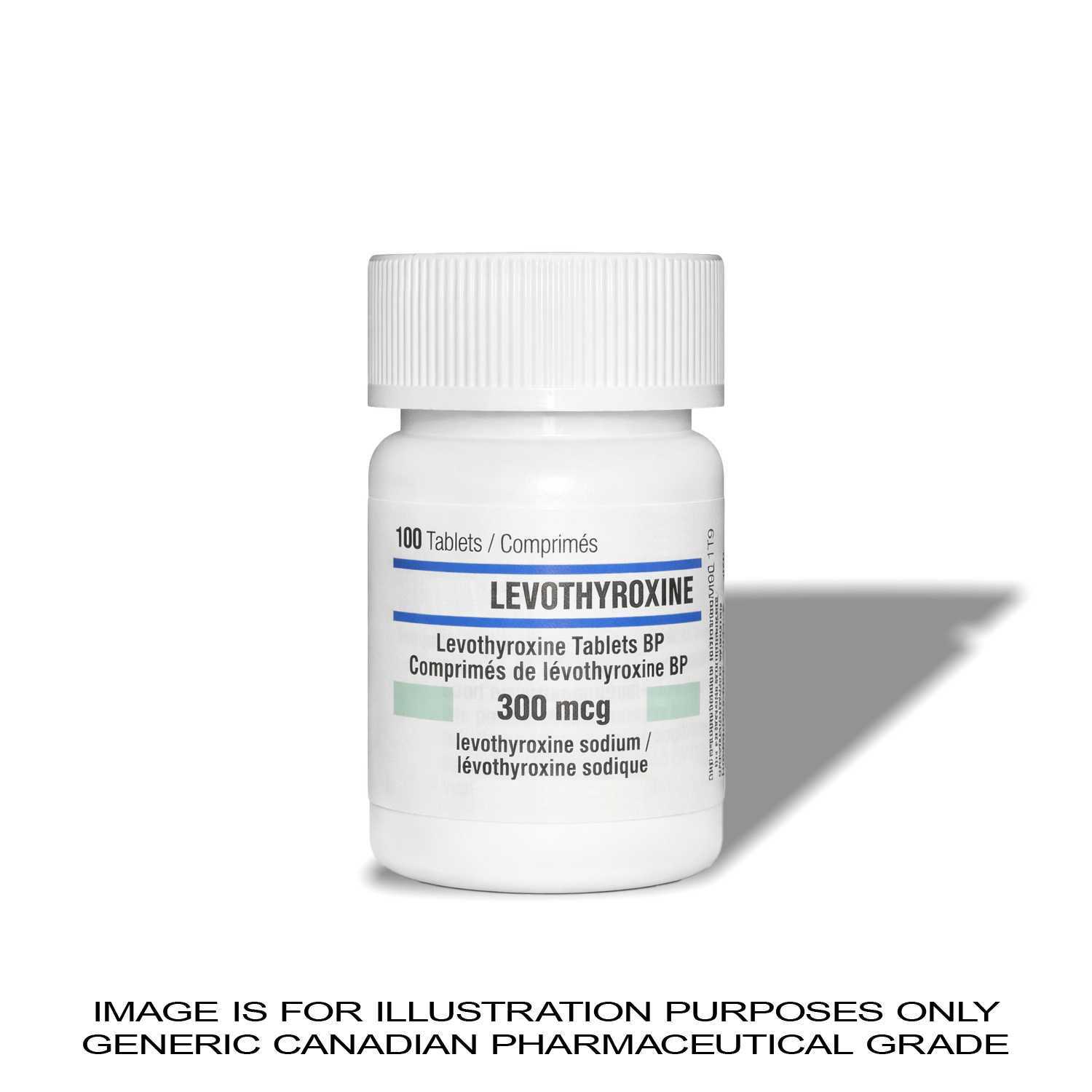 Levothyroxine T4 300MCG X 90 [Weight Loss] — Peptide Source Canada source product image