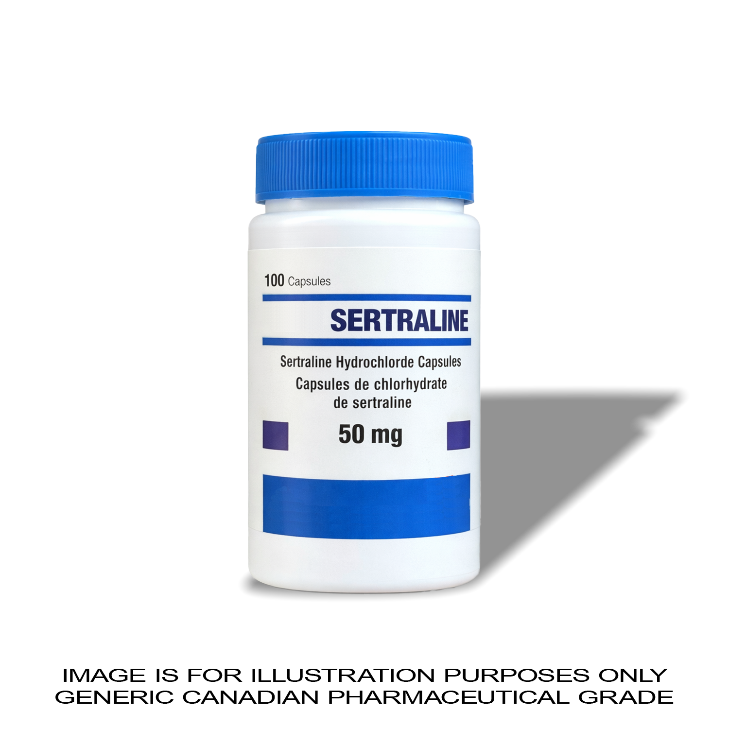 Sertraline 50MG X 100 [Depression Treatment] — Peptide Source Canada source product image