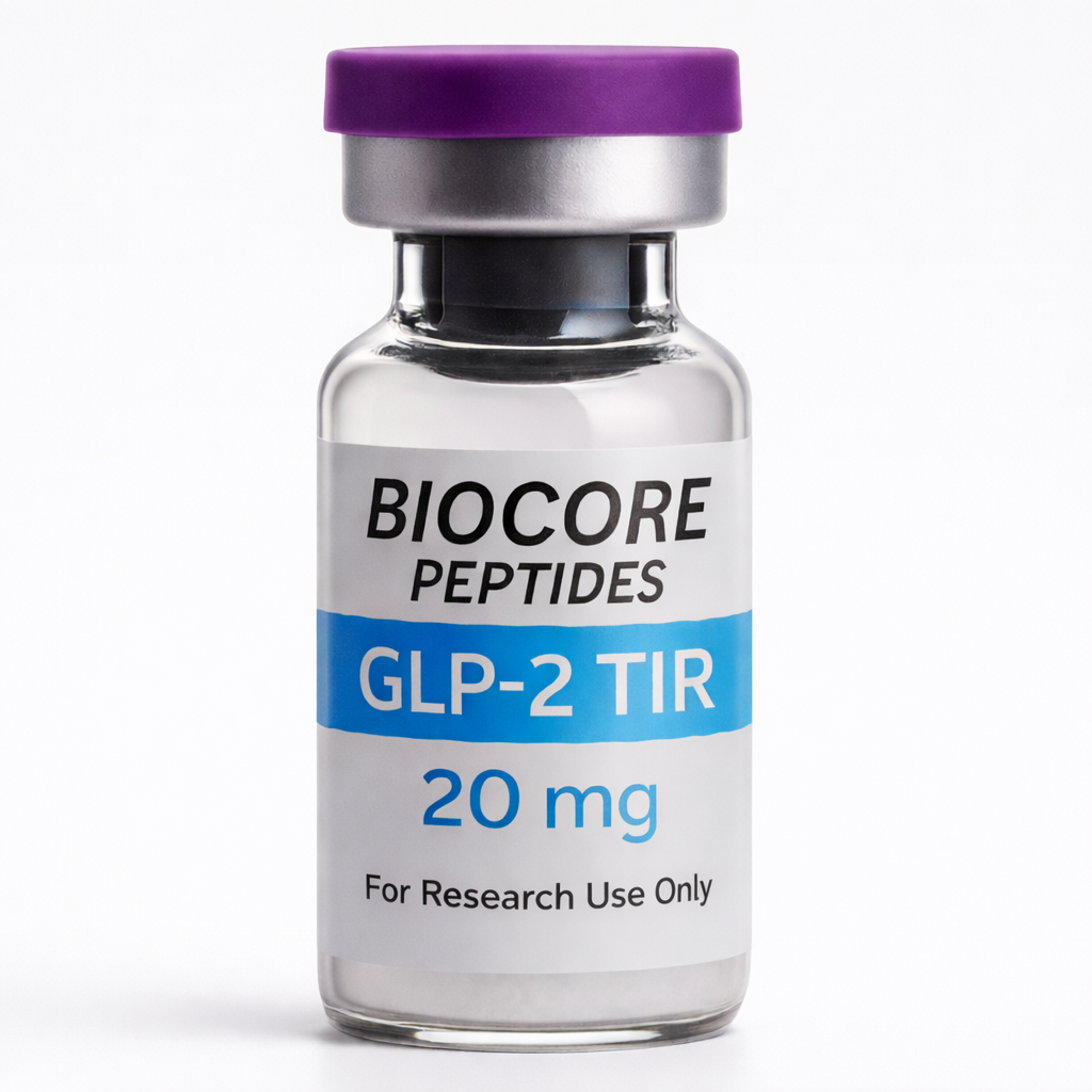 GLP-2T 20mg Single Vial or Bundle and Save — Biocore Peptides source product image
