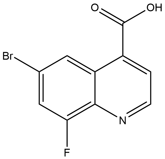 6-bromo-8-fluoroquinoline-4-carboxylic acid | CAS 1595640-63-3 — ResolveMass Laboratories source product image