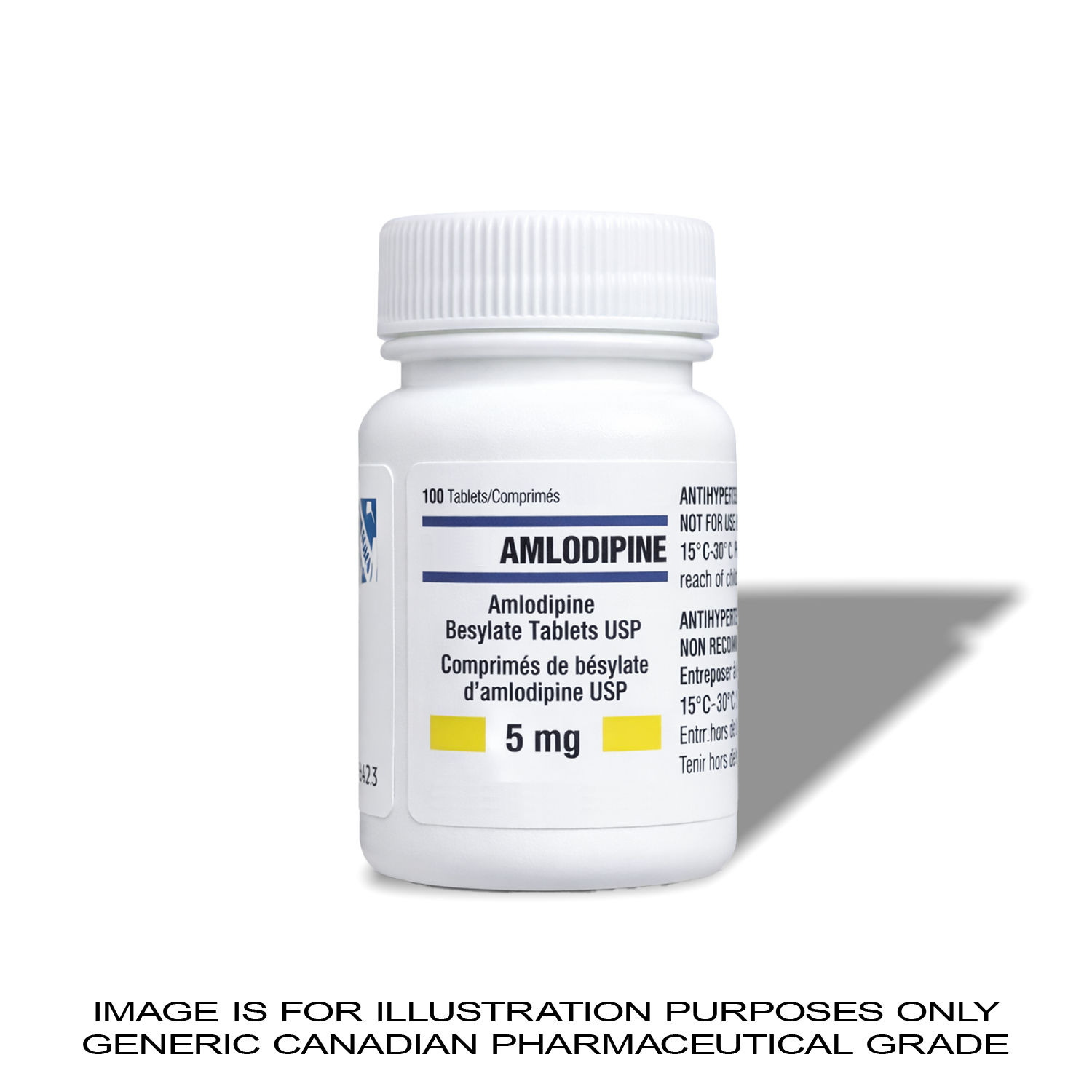 Amlodipine / Norvasc 5MG X 100 [Blood Pressure Control] — Peptide Source Canada source product image
