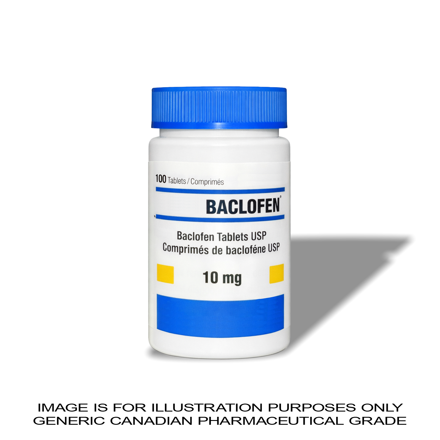 Baclofen 10 MG x 100 [Muscle Spasm] — Peptide Source Canada source product image