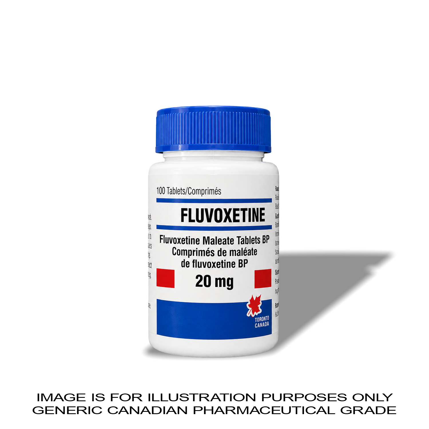Fluvoxetine / Luvox 20MG X 100 [Antidepressant] — Peptide Source Canada source product image