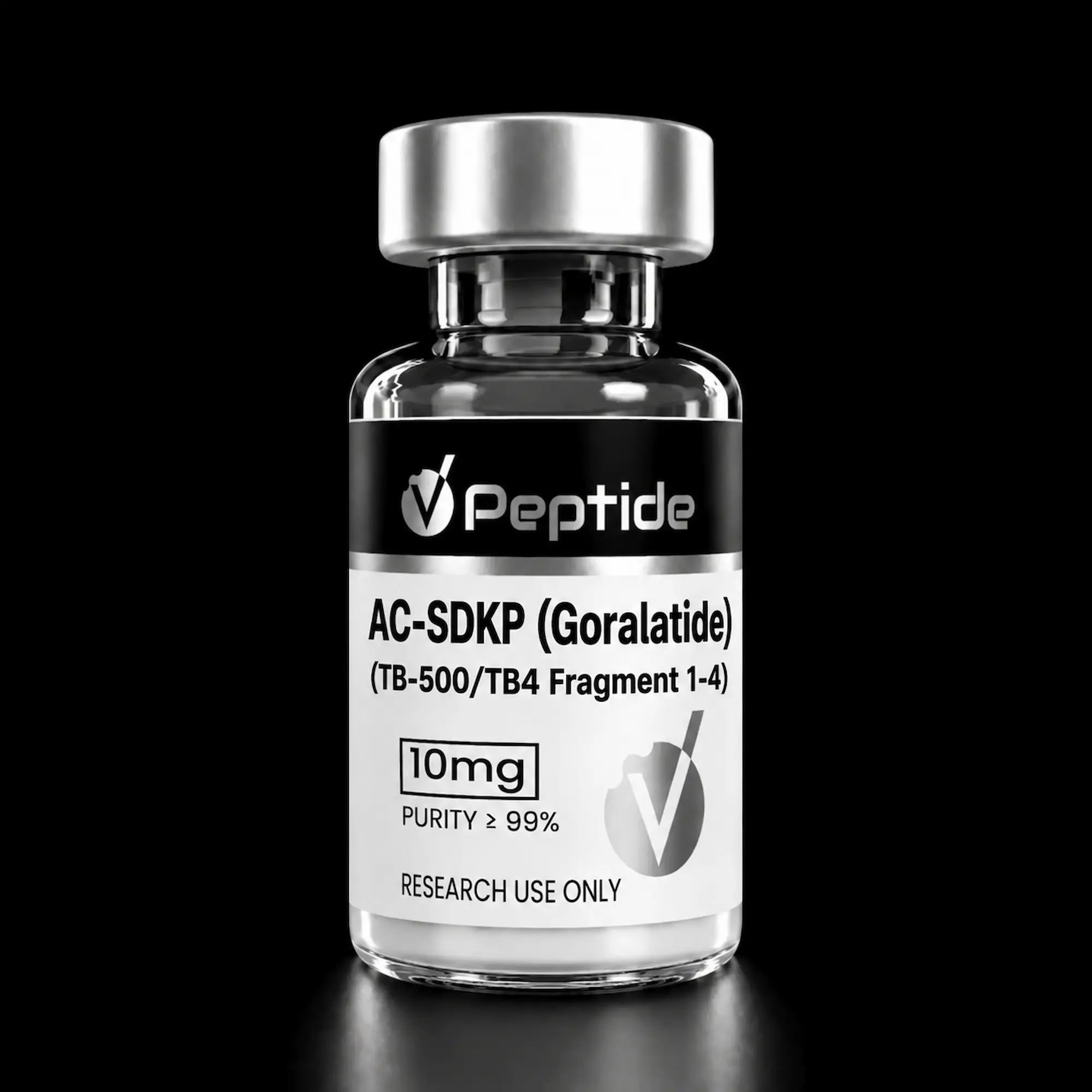 Goralatide (AC-SDKP) — TB-500/TB4 N-Terminal Fragment — 10mg — VPeptide source product image