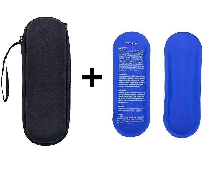 Insulin Cooler Travel Case with Ice Packs (3 Colours) — Biocore Peptides source product image