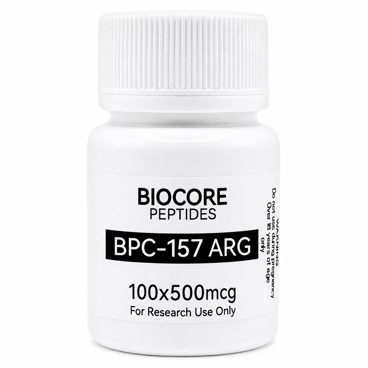 BPC-157 Arginate 100x500mcg — Biocore Peptides source product image