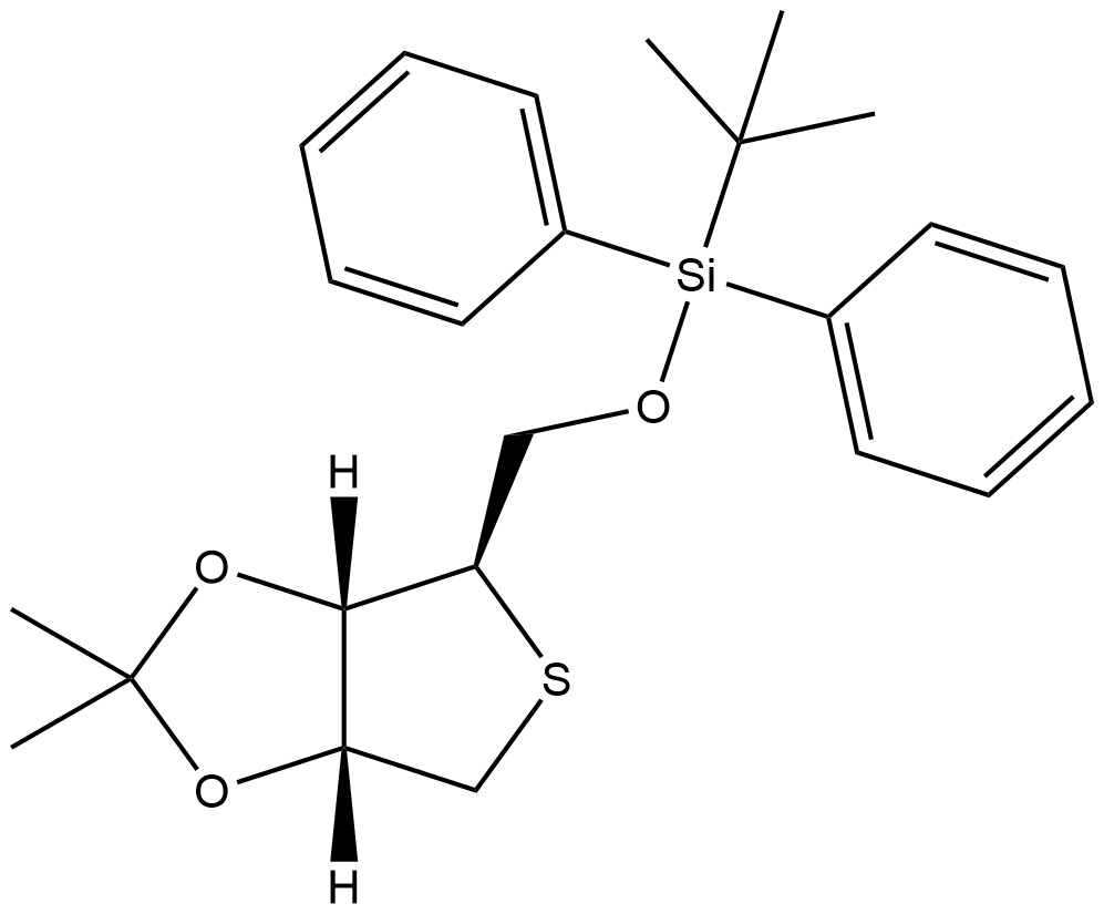 tert-butyl(((3aS,4R,6aR)-2,2-dimethyltetrahydrothieno[3,4-d][1,3]dioxol-4-yl)methoxy)diphenylsilane | CAS 03-08-5336 — ResolveMass Laboratories source product image