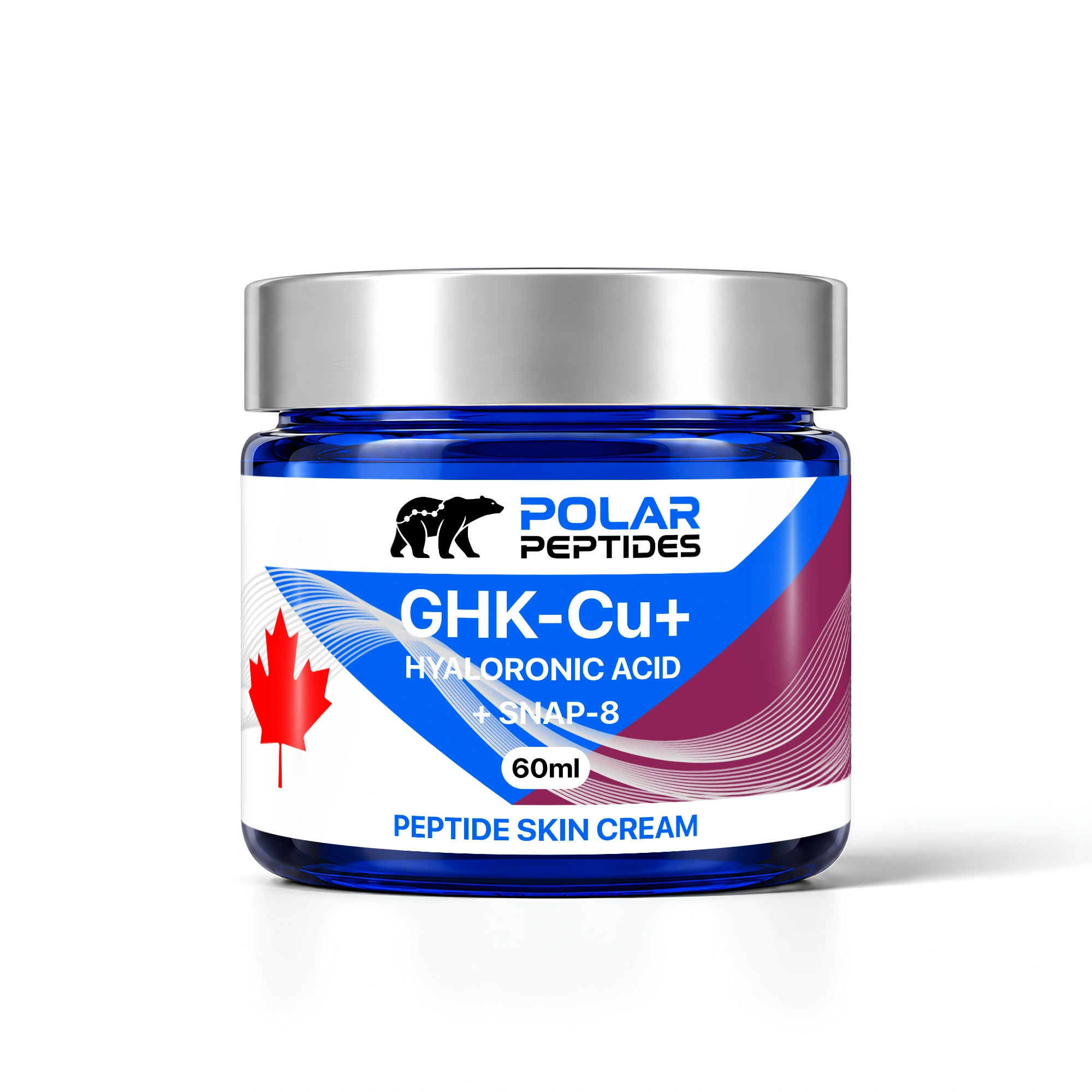 GHK-Cu Face Cream (w/ Hyaluronic Acid & Snap-8) — Polar Peptides source product image