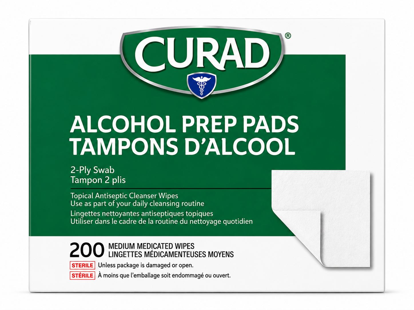 Alcohol Swabs — Great Northern Peptides source product image