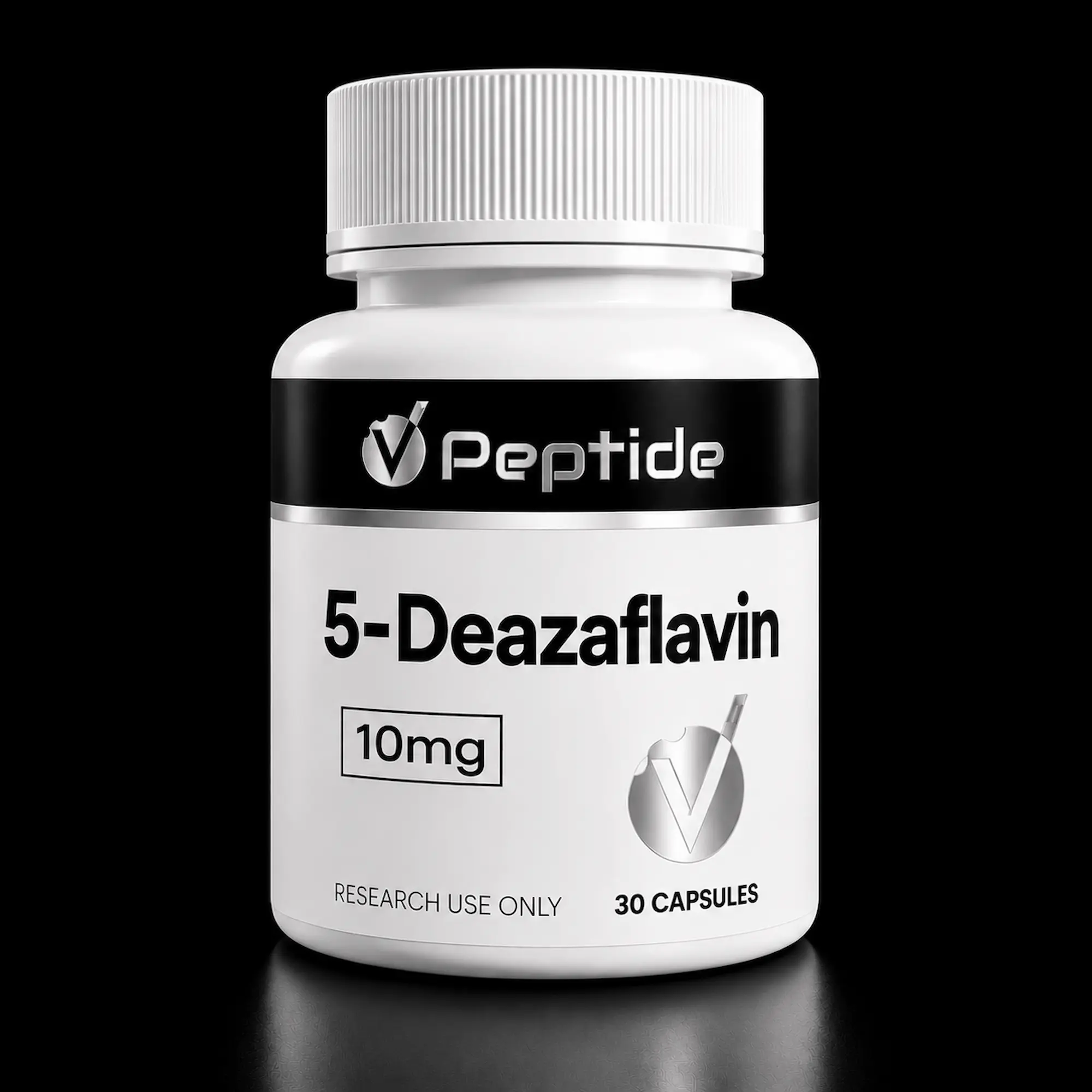 5-Deazaflavin — 10mg Capsules (30 Caps) — VPeptide source product image