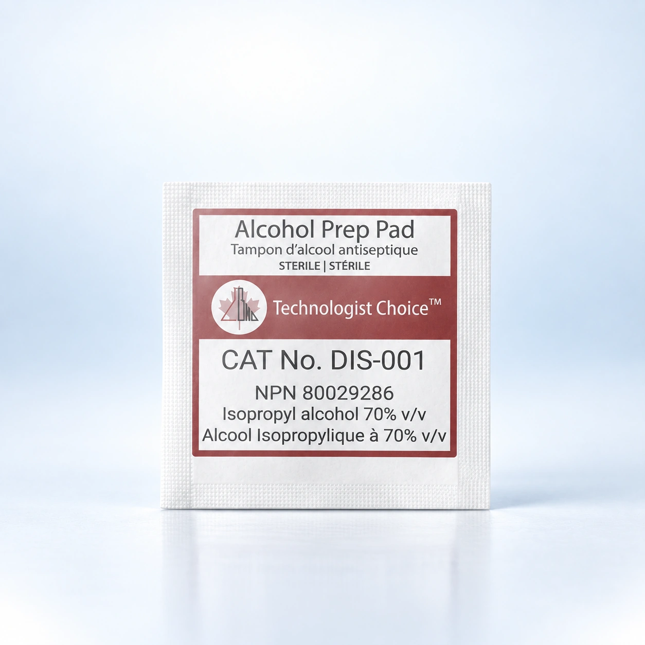 Alcohol Prep Pads — 30 Pack — Vialcrest source product image
