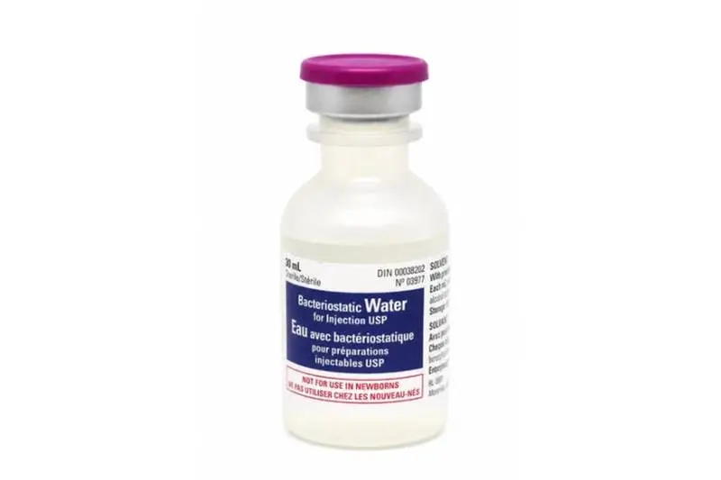 Pfizer Bacteriostatic Water – 30mL — Absolute Peptides source product image