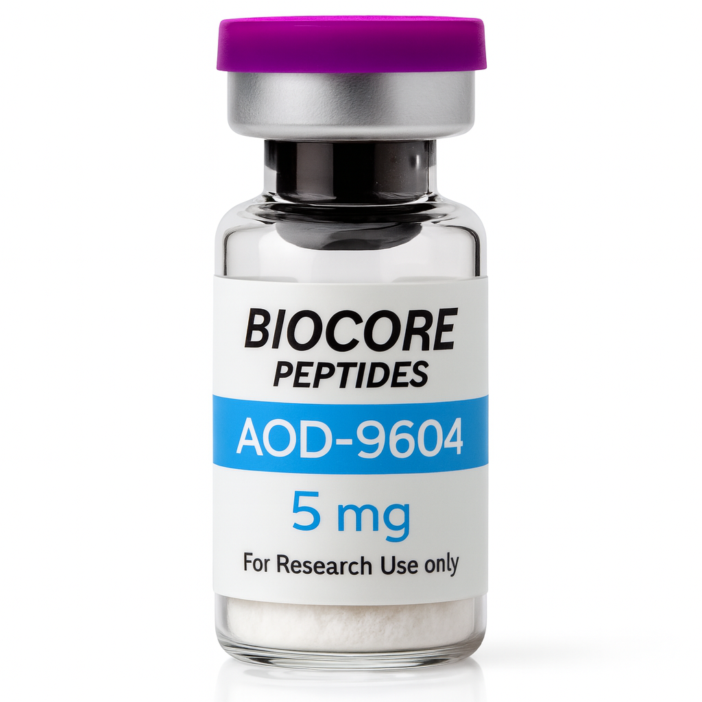 AOD-9604 5mg (Single Vial or Bundle and Save) — Biocore Peptides source product image