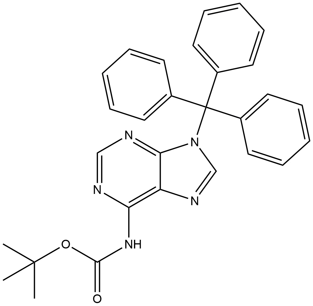 tert-butyl (9-trityl-9H-purin-6-yl)carbamate | CAS 1229622-72-3 — ResolveMass Laboratories source product image