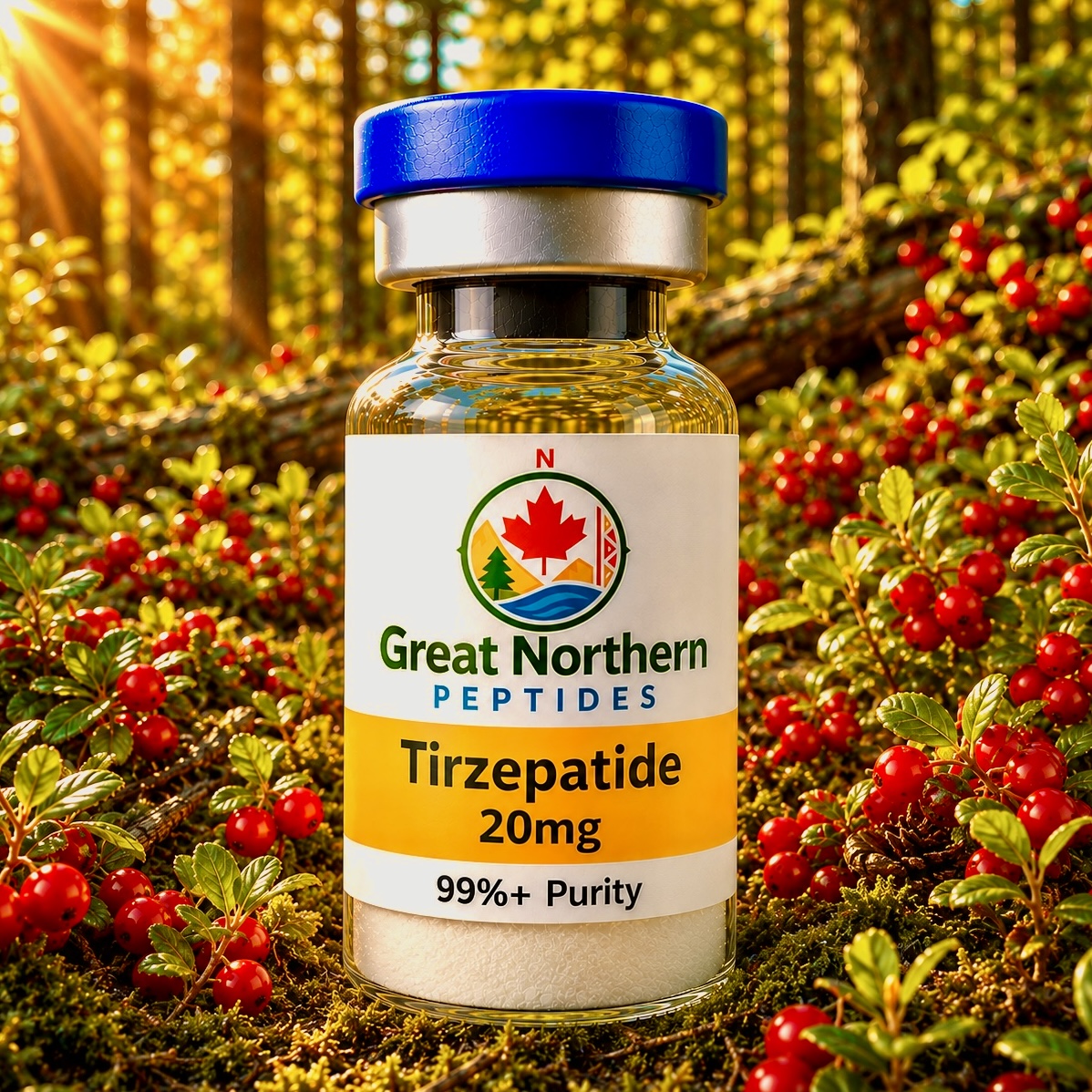 Tirzepatide 20mg — Great Northern Peptides source product image