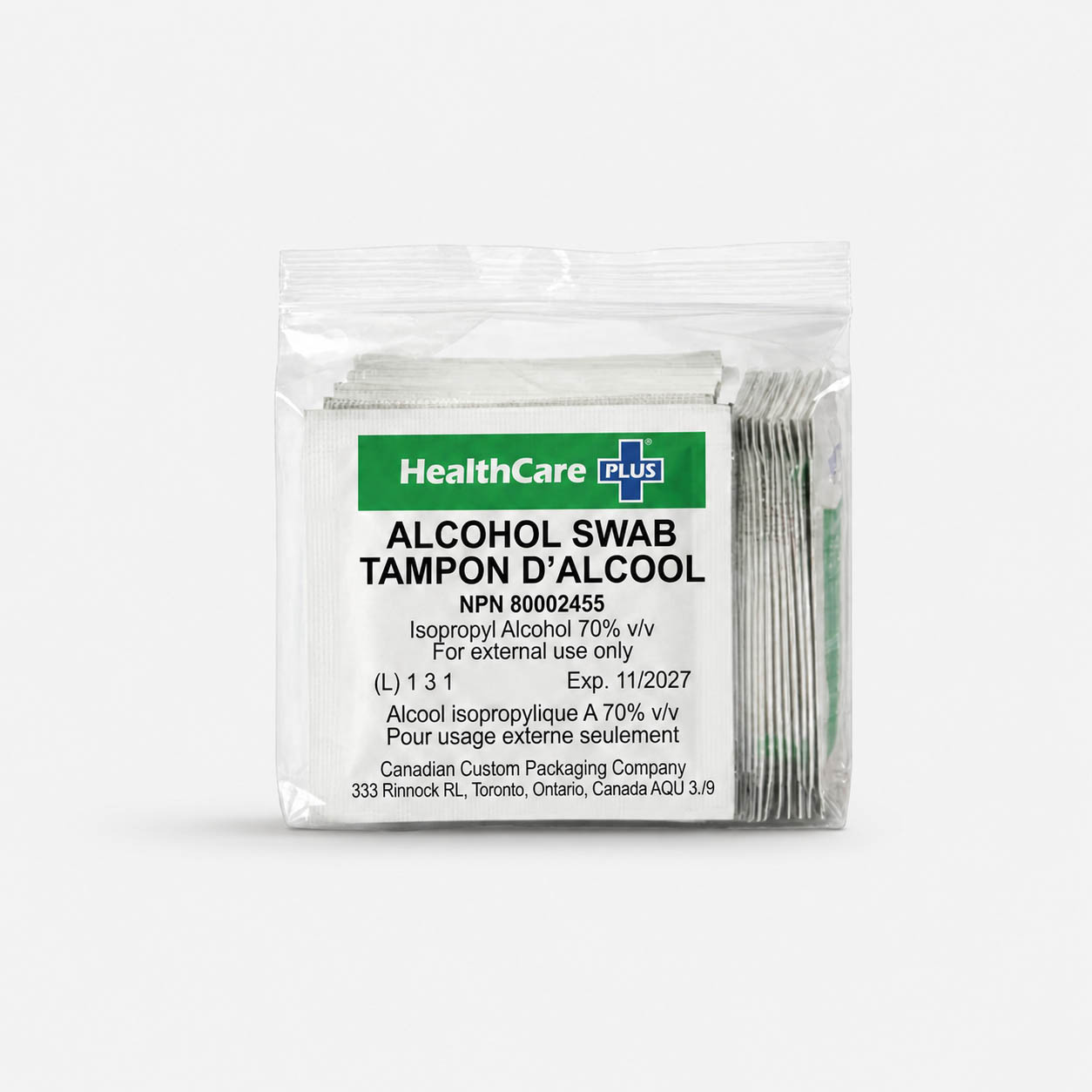 Sterile Alcohol Wipes — Researched Peptides source product image
