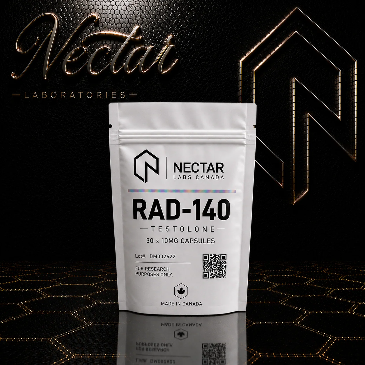 RAD-140 (TESTOLONE) 10MGx30CAPS — Nectar Labs Canada source product image