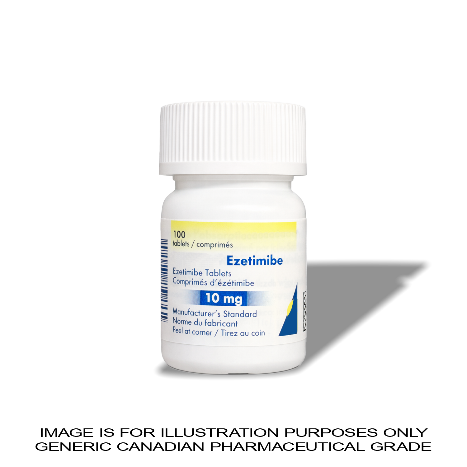 Ezetimibide (Zetia) 10mg x 100 | CANADIAN PHARMACEUTICAL GRADE — Peptide Source Canada source product image