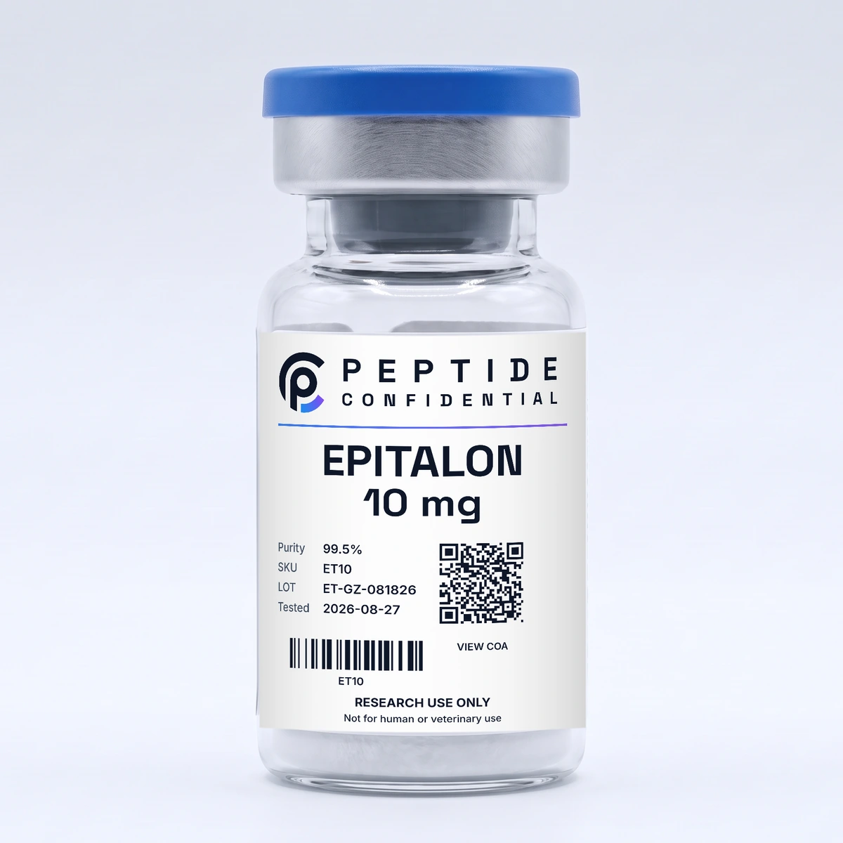Epitalon 10mg — Peptide Confidential source product image