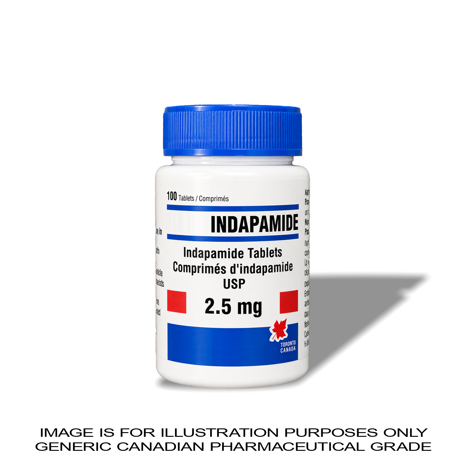 Indapamide 2.5 mg x 100 [Blood Pressure Control] — Peptide Source Canada source product image