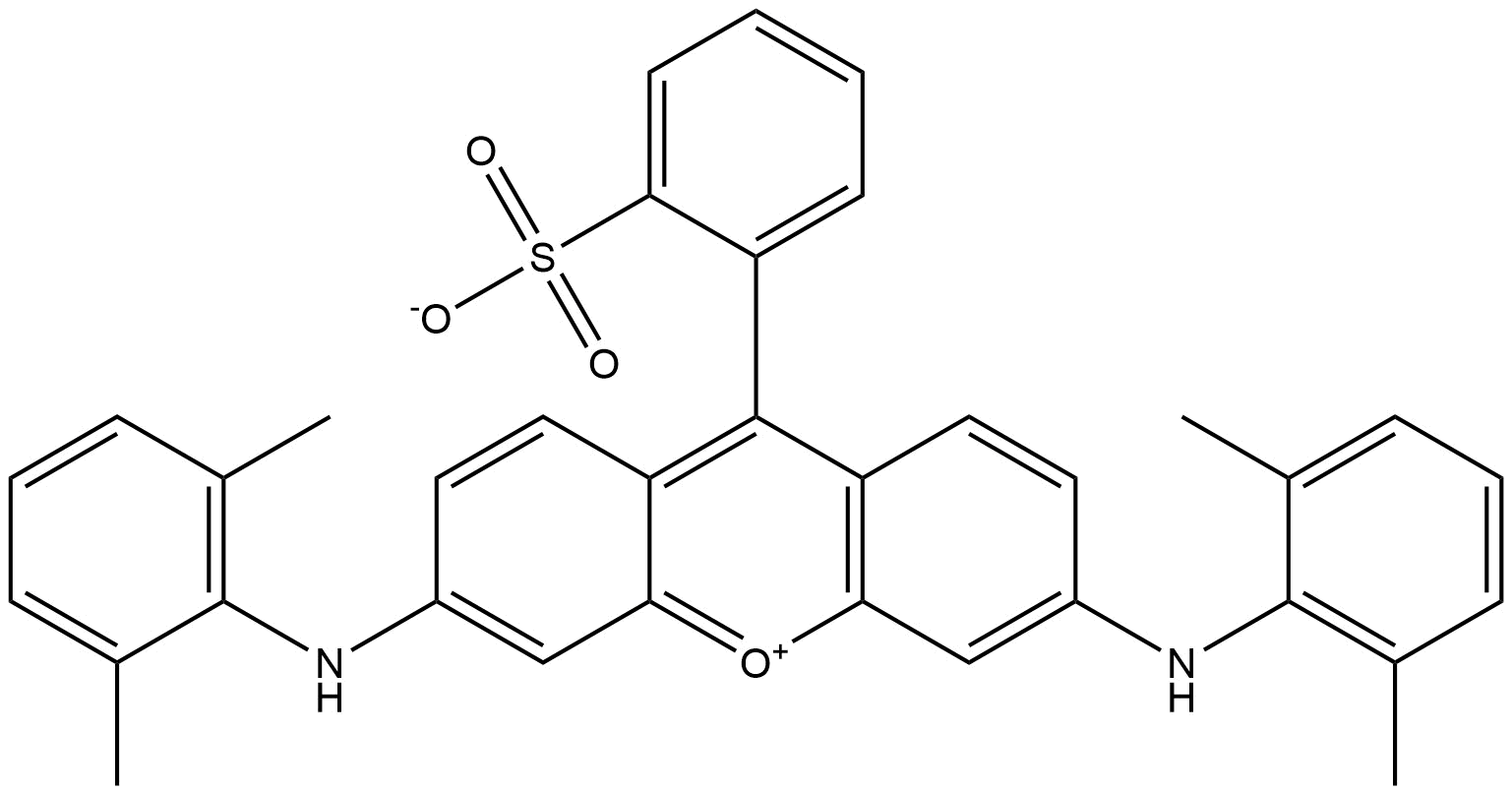 Xanthylium,3,6-bis[(2,6-dimethylphenyl)amino]-9-(2-sulfophenyl)-,innersalt | CAS 60275-11-8 — ResolveMass Laboratories source product image