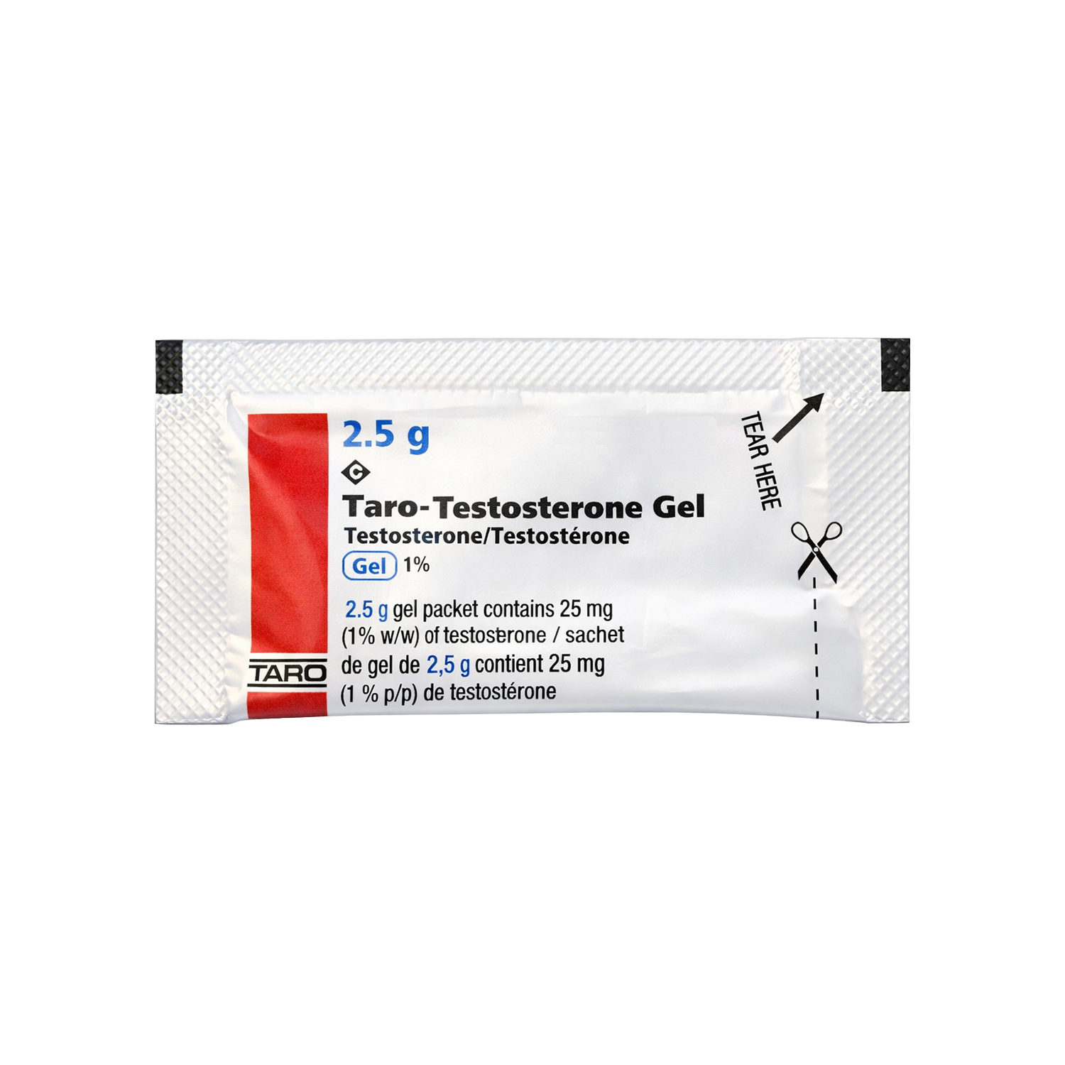 TARO GEL – 2.5G – TESTOSTERONE GEL – 30 PACK — Peptide Source Canada source product image