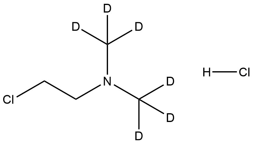 2-Chloro-N,N-dimethyl-d6-ethylene-d4-amine HCl | CAS  97941-91-8 — ResolveMass Laboratories source product image