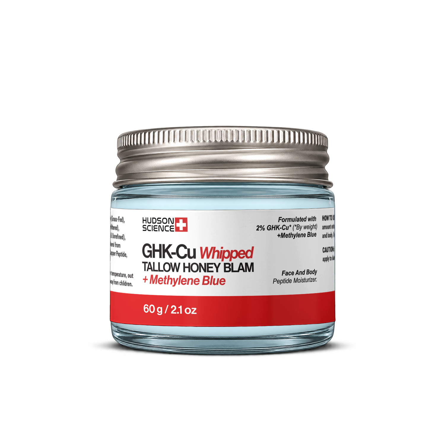 GHK-Cu + Methylene Blue Tallow Honey Balm 60g – Face and body cream — Peptide Source Canada source product image