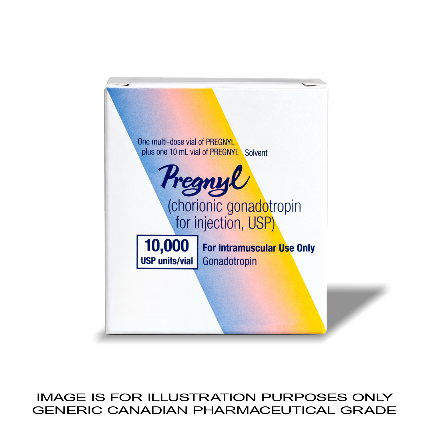 Pregnyl HCG 10000iu — Peptide Source Canada source product image