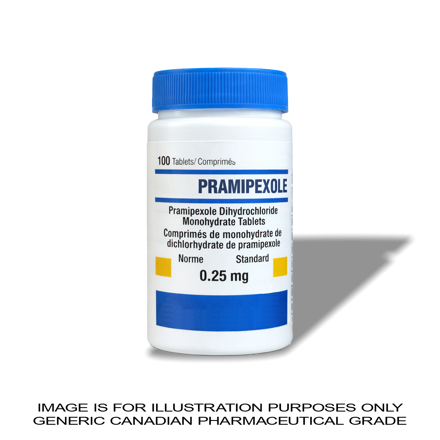 Pramipexole 0.25MG X 100 [Prolactin Control] — Peptide Source Canada source product image
