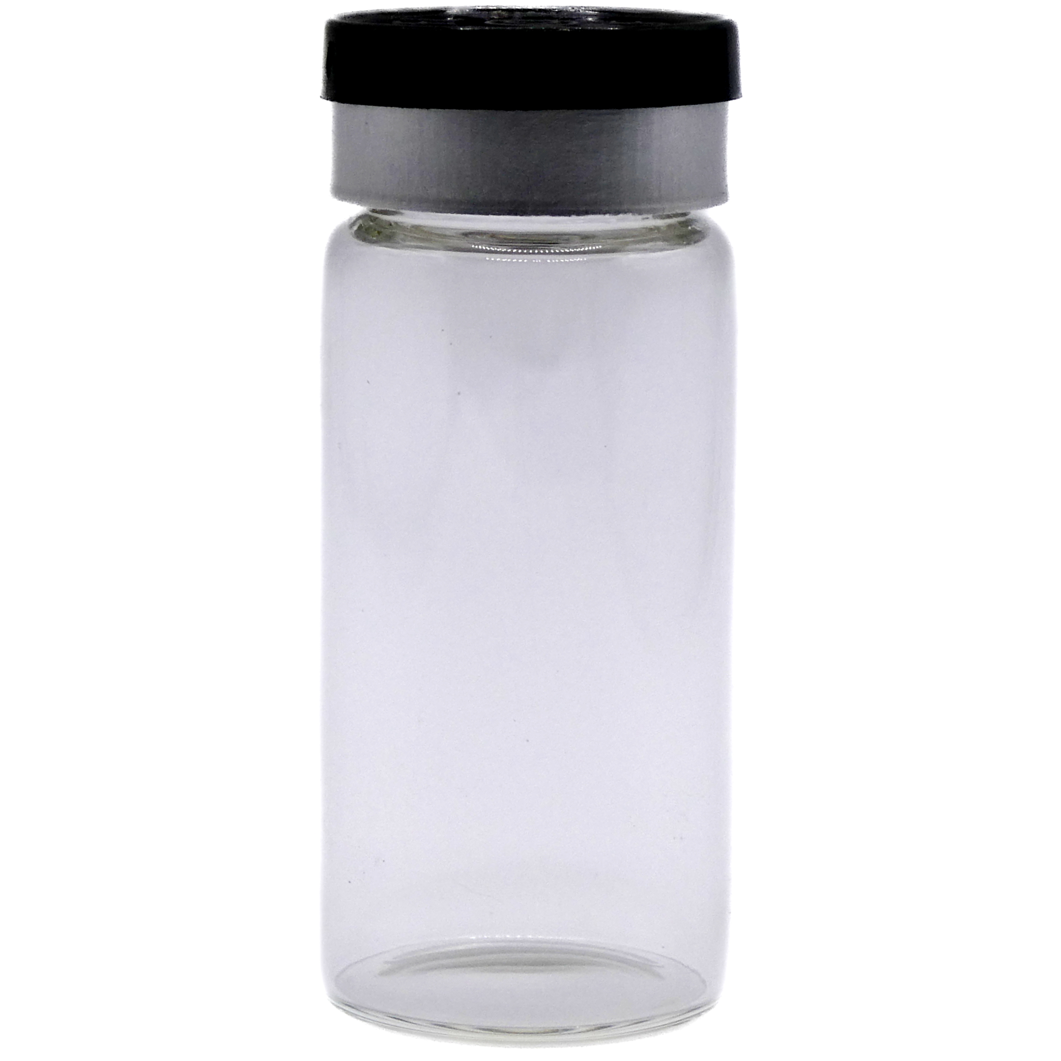 10ml Empty Vial with Rubber Stopper and Cap *Crimper required for metal top cap* — Biocore Peptides source product image