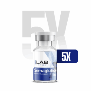 5 PACK COMBO – SEMAGLUTIDE 5mg  –  Weight loss and glucose regulation ( Quantitative and qualitative analysis second image ) — Peptide Source Canada source product image