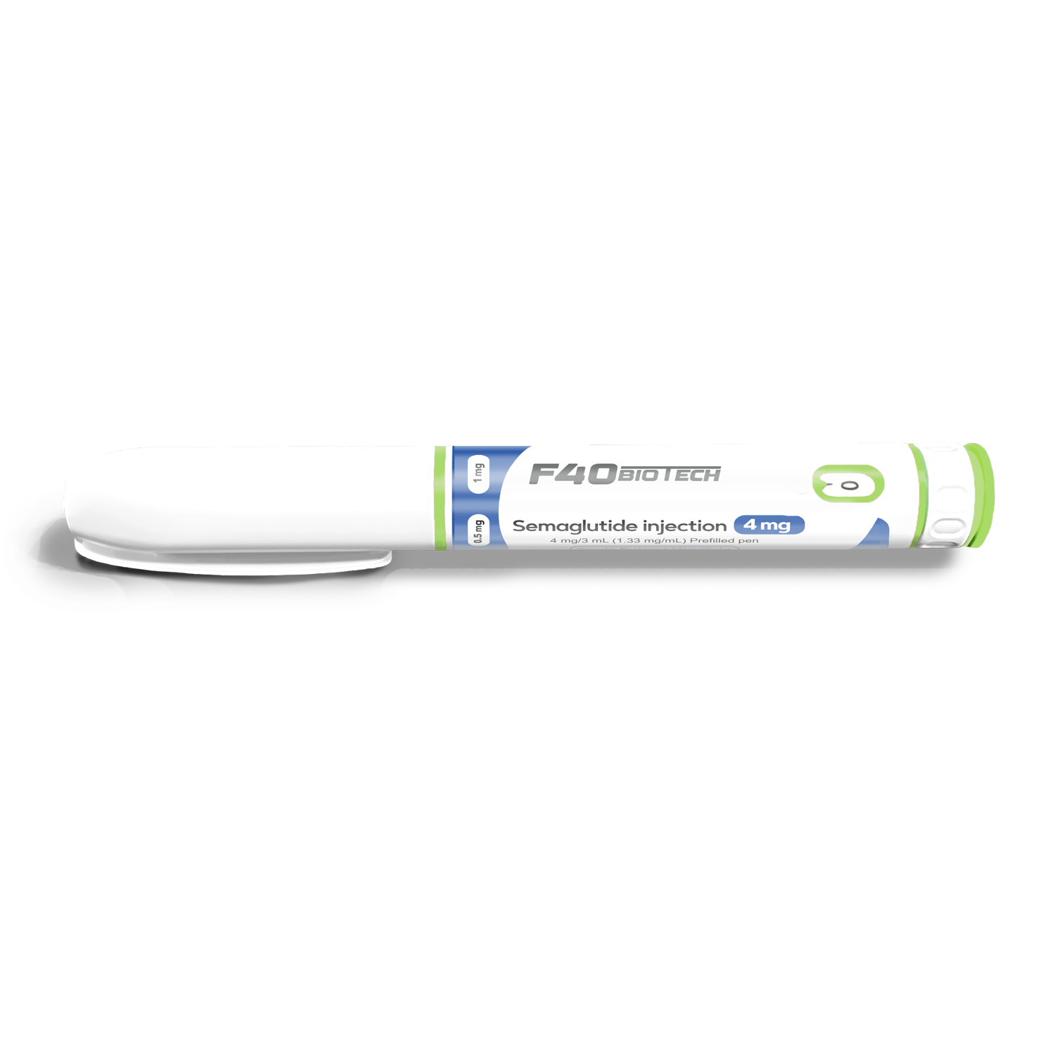 F40 Semaglutide pen 4mg – Adjustable dosage pen .25MG/.5MG/1MG injection. 3 SETTINGS — Peptide Source Canada source product image