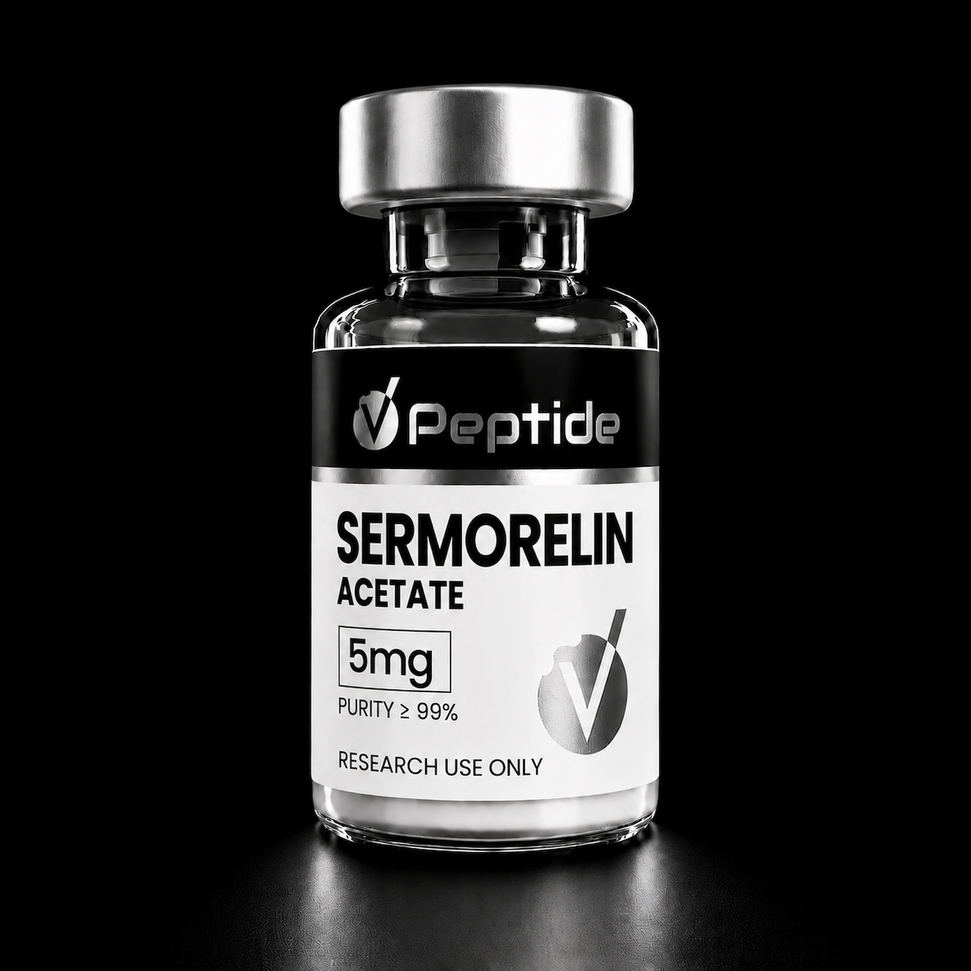 Sermorelin — 5mg | Natural GHRH(1-29) Analog Peptide — VPeptide source product image
