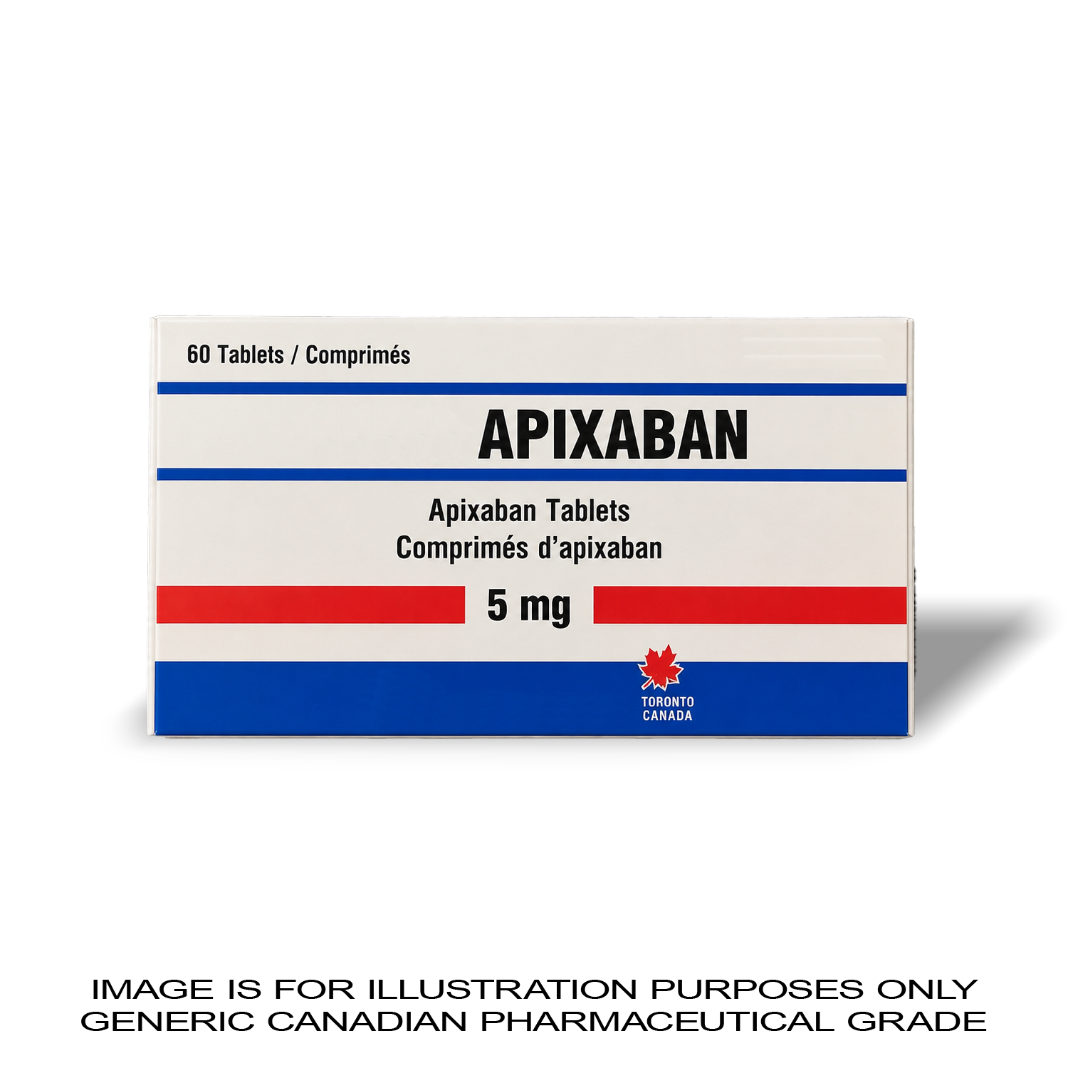 APIXABAN 5MG X 60 [BLOOD CLOTS] — Peptide Source Canada source product image