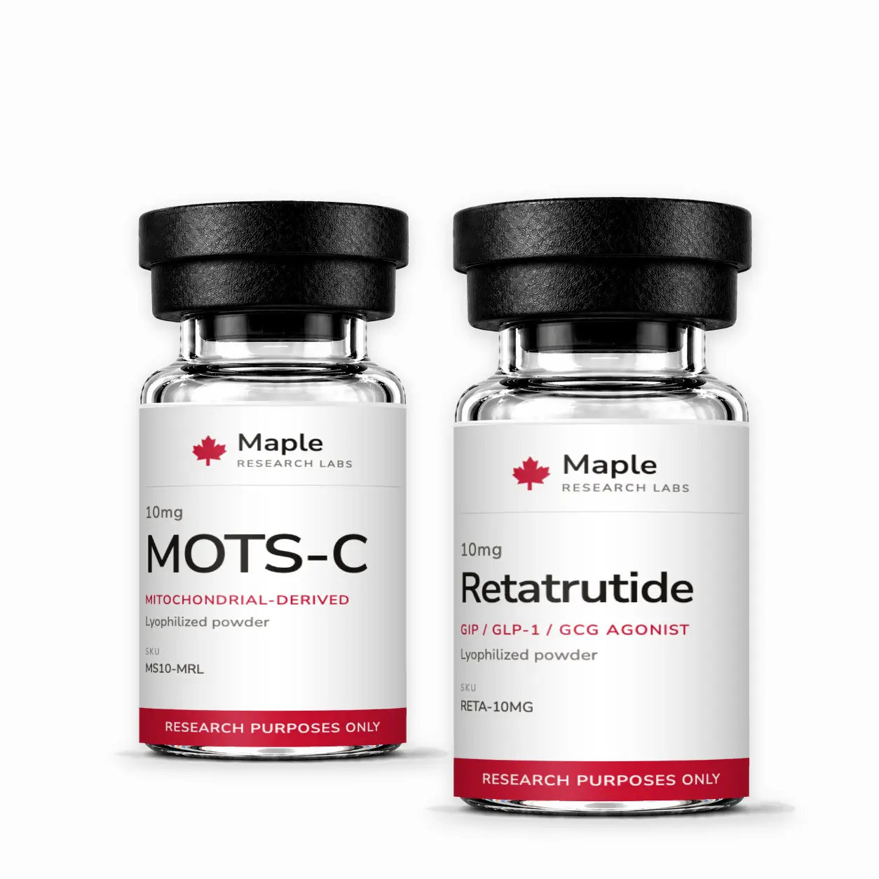 Retatrutide MOTS-C Bundle Canada | 10mg Research Vials — Maple Research Labs source product image