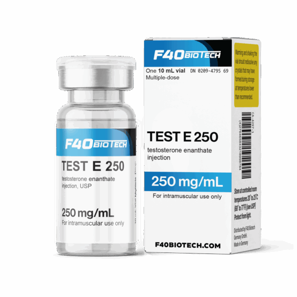 TEST E 250 – MCT – F-40 Biotech Injectables Germany (Qualitative and quantitative analysis second image) 10mL 250mg/mL — Peptide Source Canada source product image