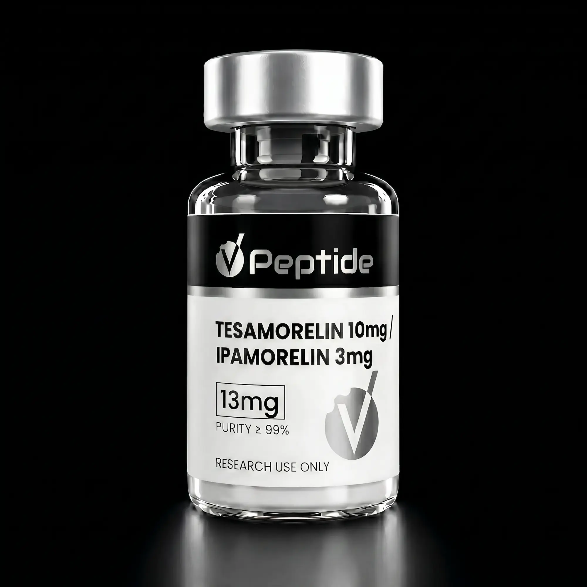 Tesamorelin + Ipamorelin — 13 mg – GHRH / GHS-R Dual Pathway — VPeptide source product image