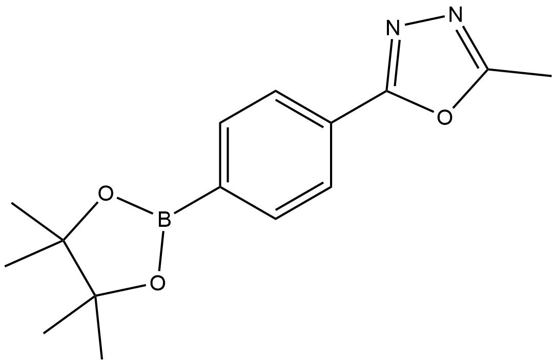 2-methyl-5-(4-(4,4,5,5-tetramethyl-1,3,2-dioxaborolan-2-yl)phenyl)-1,3,4-oxadiazole | CAS 1056456-24-6 — ResolveMass Laboratories source product image