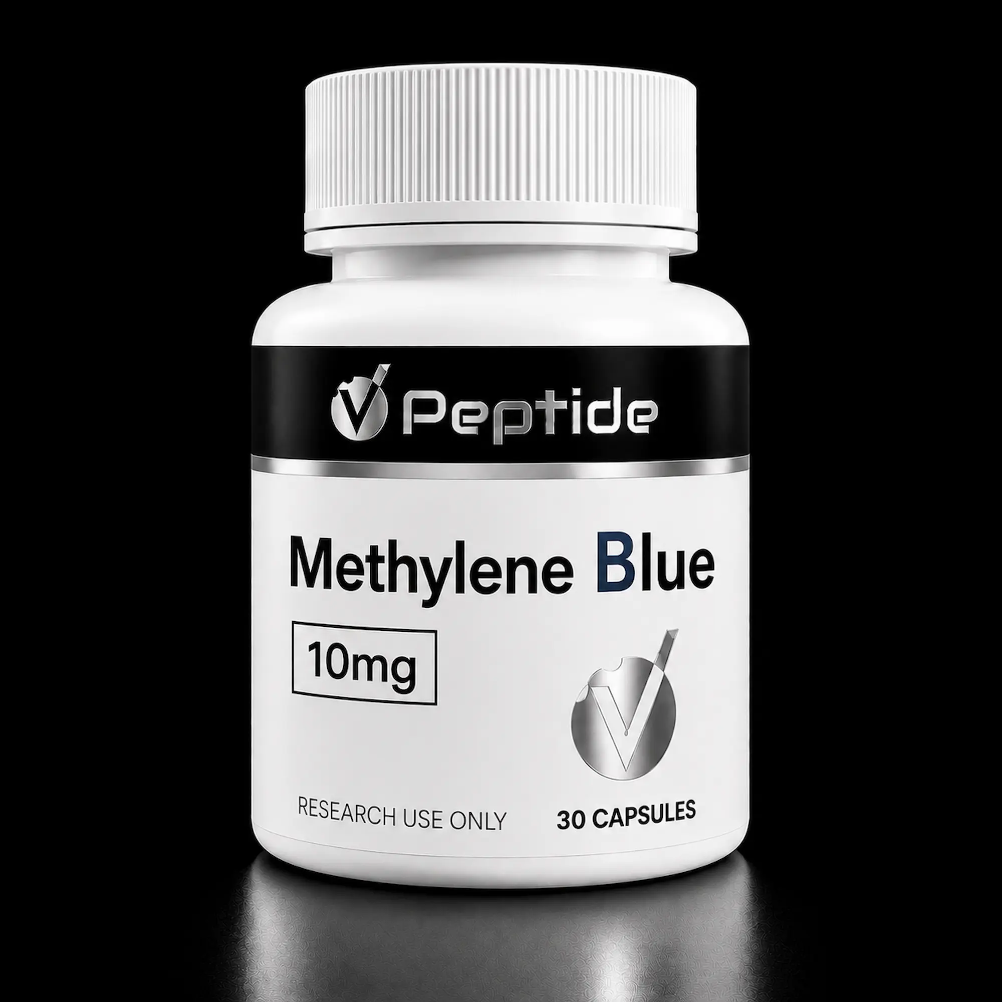 Methylene Blue — 10mg × 30 Caps | MTC Research — VPeptide source product image