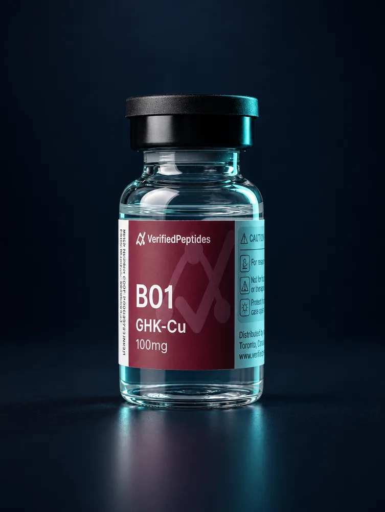 GHK-Cu 100mg — VerifiedPeptides source product image