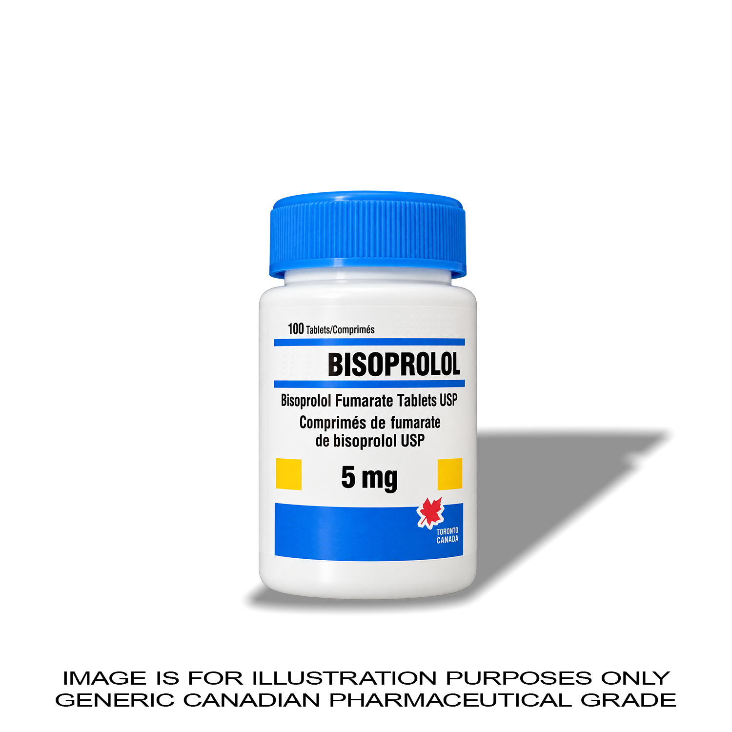 BISOPROLOL 5MG X 100 [BLOOD PRESSURE] — Peptide Source Canada source product image