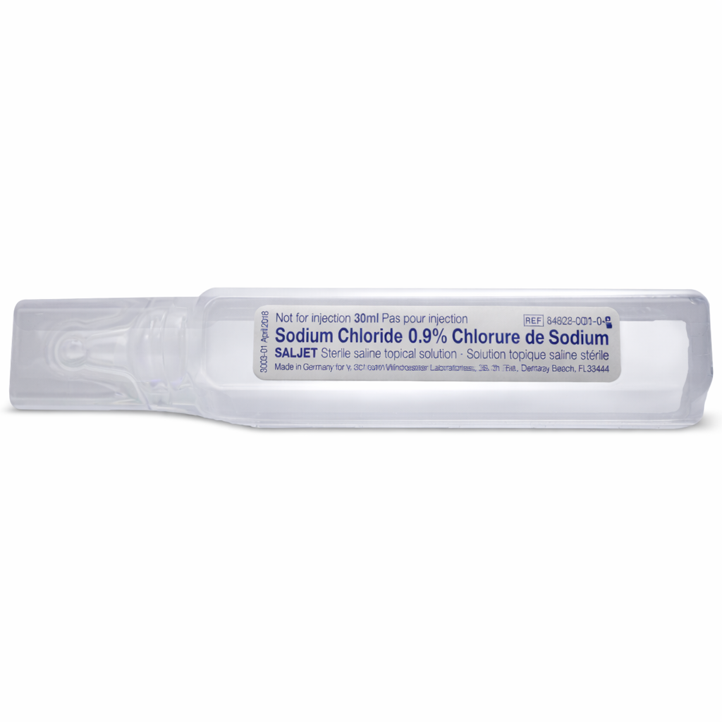 Saljet® Normal Saline 30ml 1/each *NOT for Injection* No Preservative — Biocore Peptides source product image