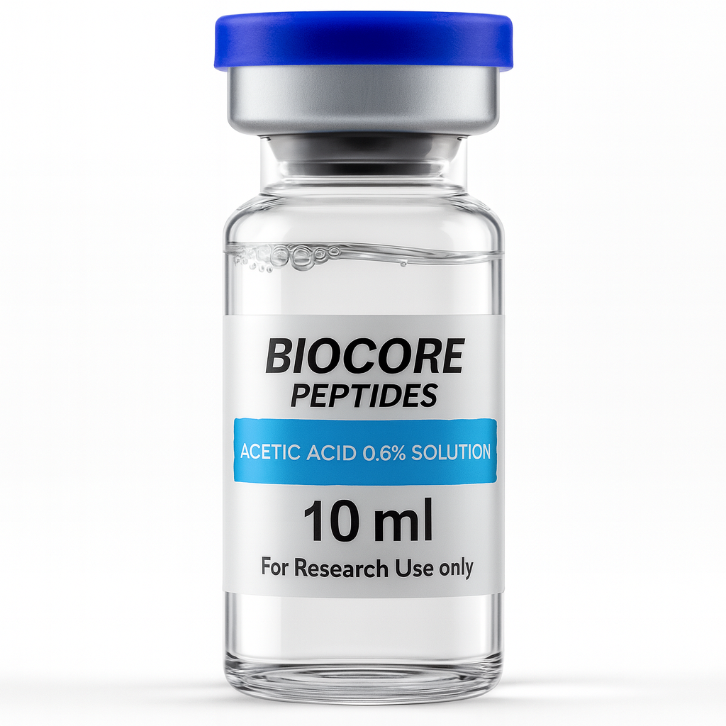 Acetic Acid Solution 0.6% 10ml — Biocore Peptides source product image
