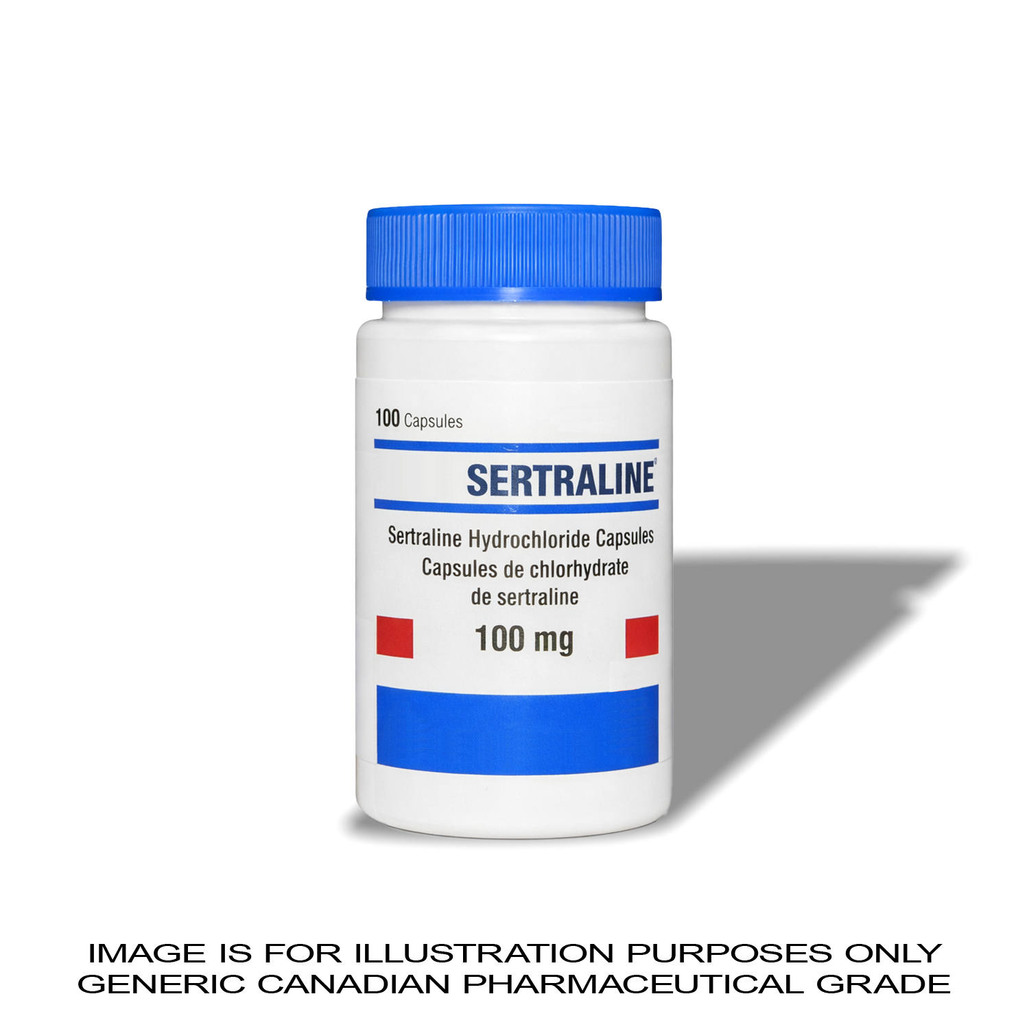 Zoloft / Sertraline 100MG X 100 Tablets [Depression Treatment] — Peptide Source Canada source product image