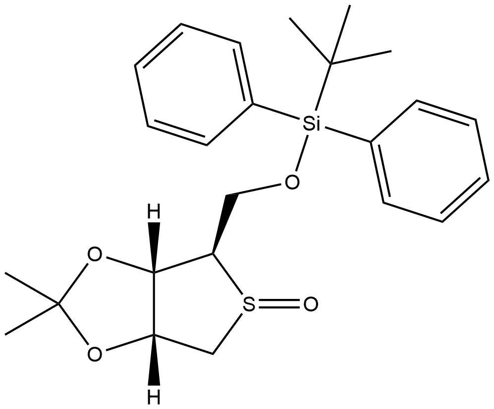 (3aS,4R,6aR)-4-(((tert-butyldiphenylsilyl)oxy)methyl)-2,2-dimethyltetrahydrothieno[3,4-d][1,3]dioxole 5-oxide | CAS 2410087-70-4 — ResolveMass Laboratories source product image
