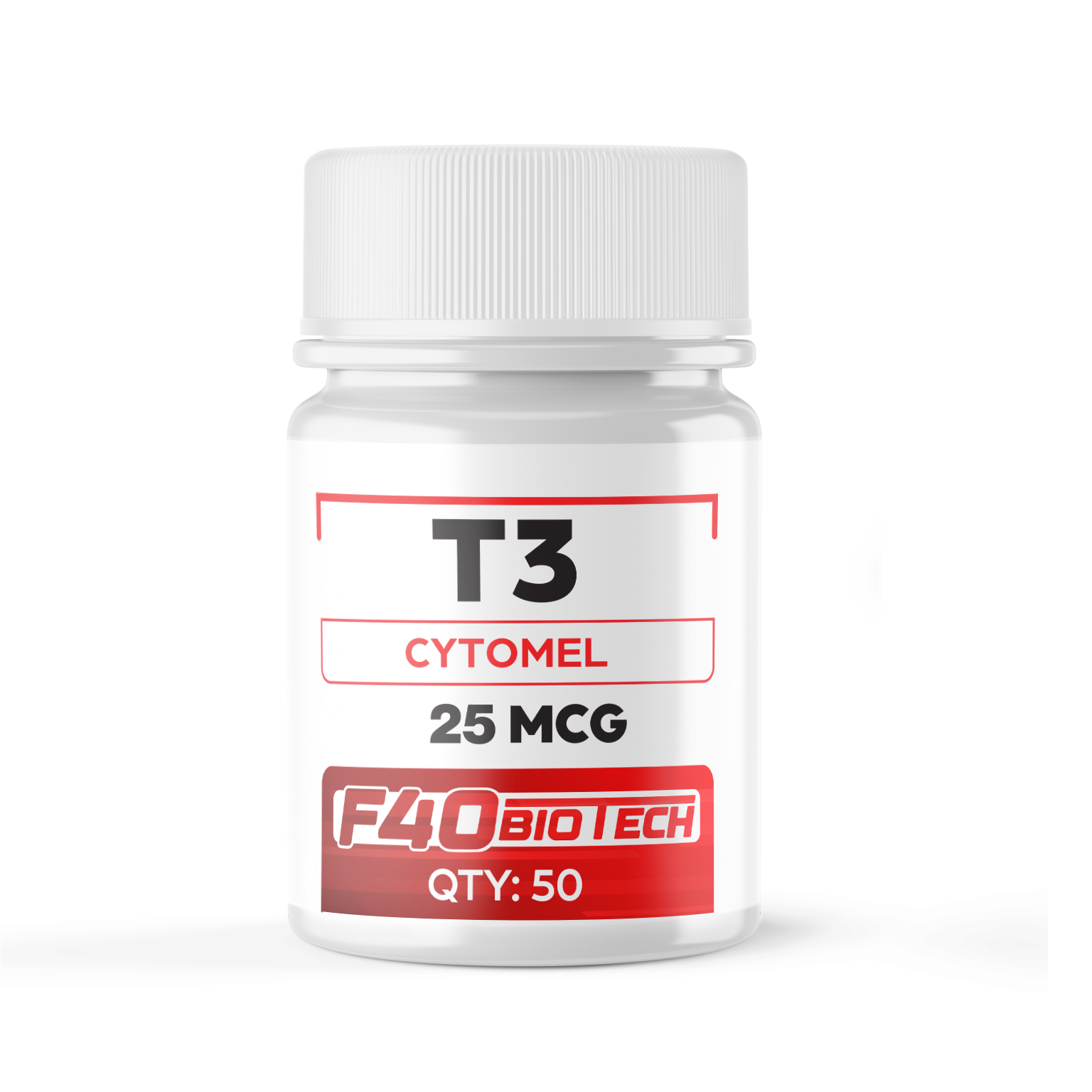 T3 25mcg x 50 (cytomel) – F40 Biotech Germany — Peptide Source Canada source product image