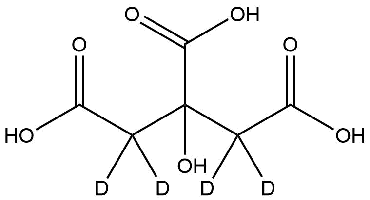 Citric-2,2,4,4-d4 acid | CAS 147664-83-3 — ResolveMass Laboratories source product image
