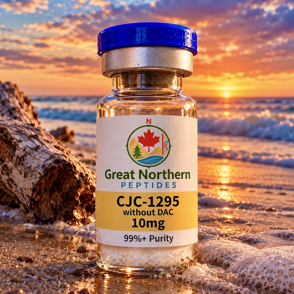 CJC-1295 without DAC 10mg — Great Northern Peptides source product image